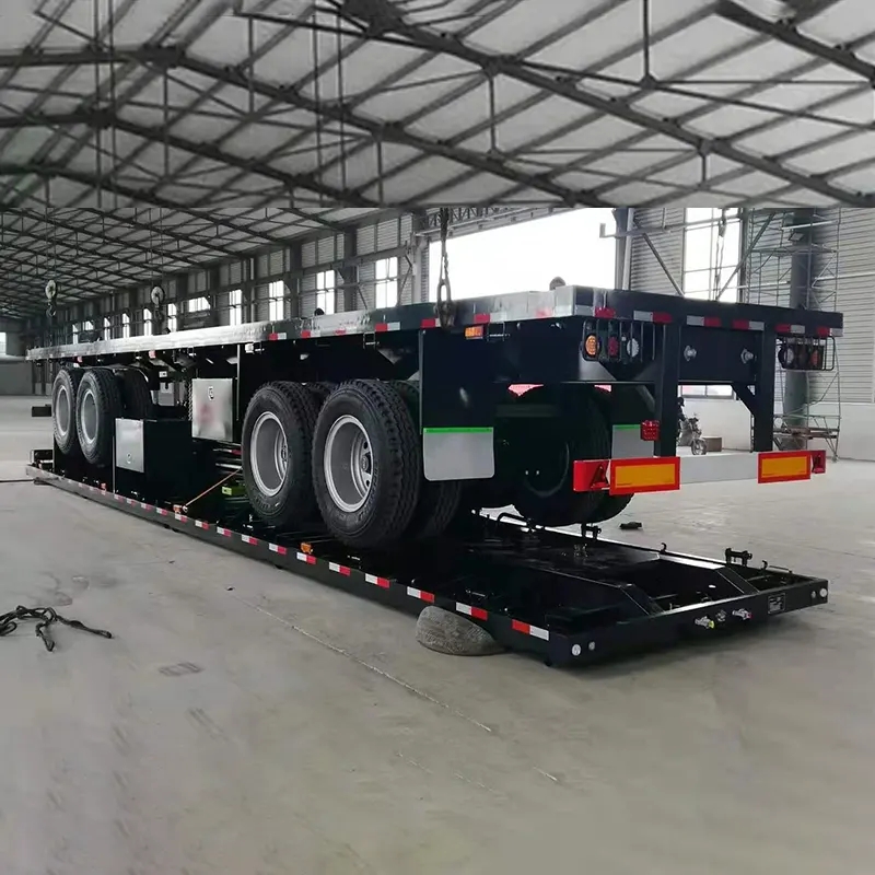 Wat is de structuur van Flatbed Semi Trailer?