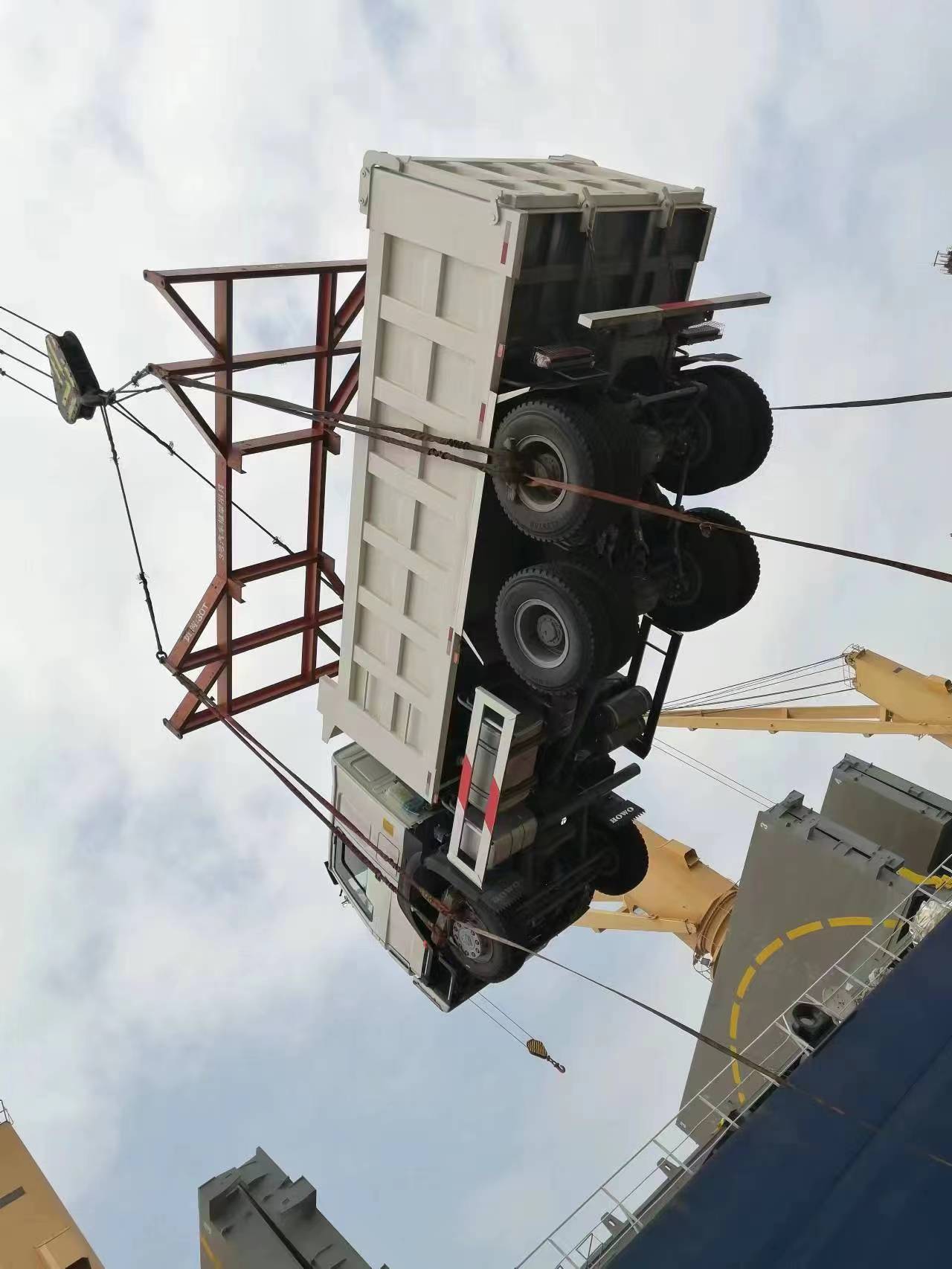 SINOTRUK HOWO 6*4 DUMPVRACHTWAGENS ZIJN KLAAR VOOR VERZENDING