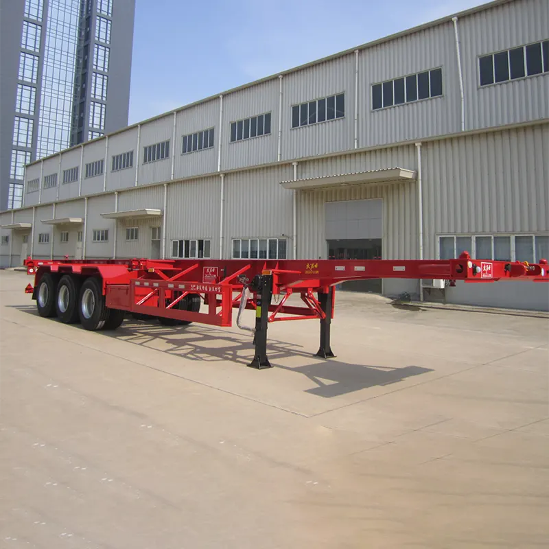 Inzicht in de veelzijdigheid en efficiëntie van de skelet semi -trailer