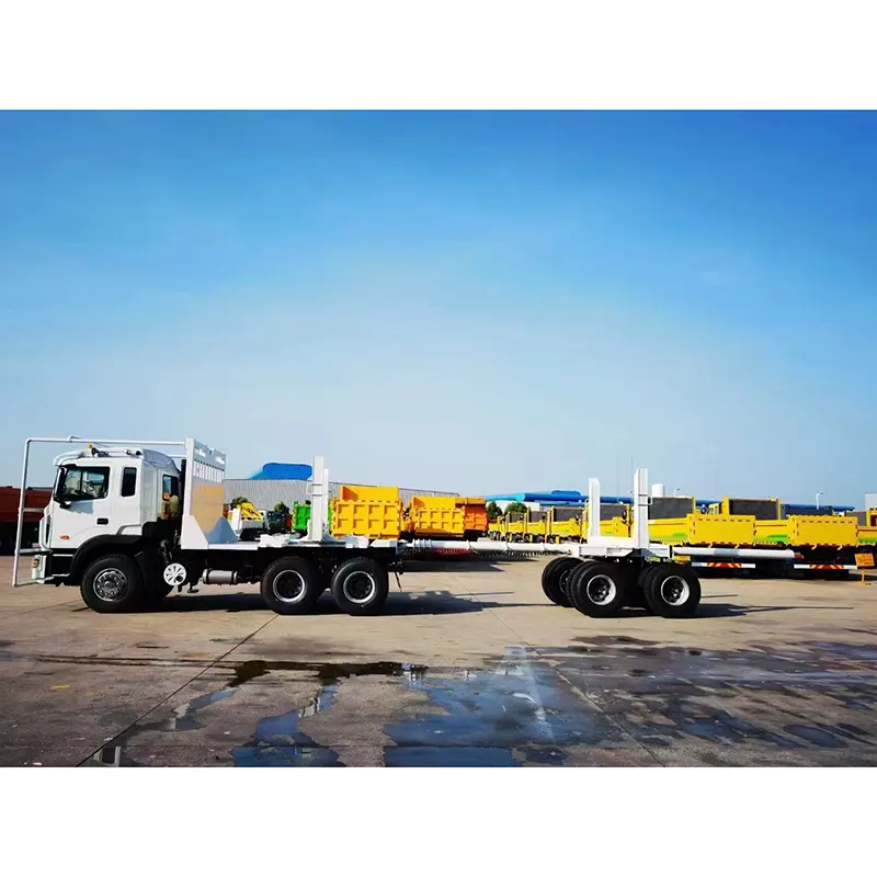 ATV Timber Trailer met Crane